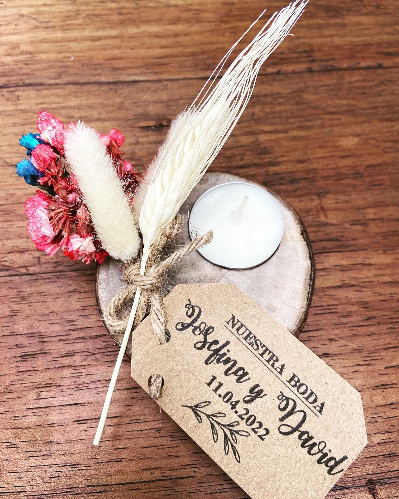 Recuerdos de portavela para boda - Imagen 2